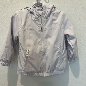 Little Bipsy full zip jacket in white